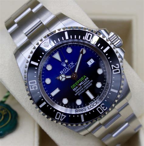 rolex deepsea blue rosso|rolex deepsea blue price.